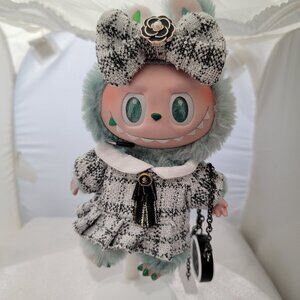 Labubu Clothes Set dress with Bow #48